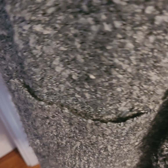 HP🔥🔥Gorgeous Grey Fuzzy Sweater vest/cardigan NWOT - Picture 14 of 16